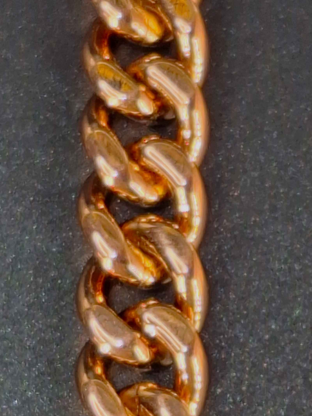 Copper Bracelet 8.5 inches long non magnetic Grounded Lifestyles Products