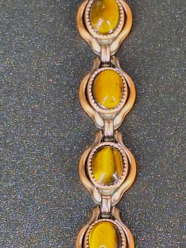 Tiger Eye Copper Magnetic Bracelet Grounded Lifestyles Products