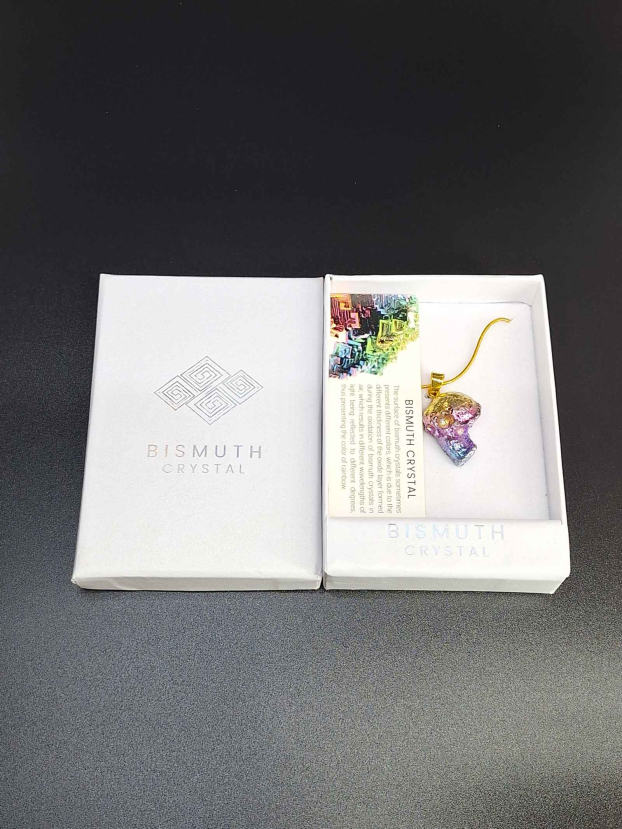 Bismuth Skull Pendant Grounded Lifestyles Products