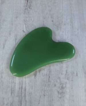 Authentic green aventurine Gua Sha scraping tool