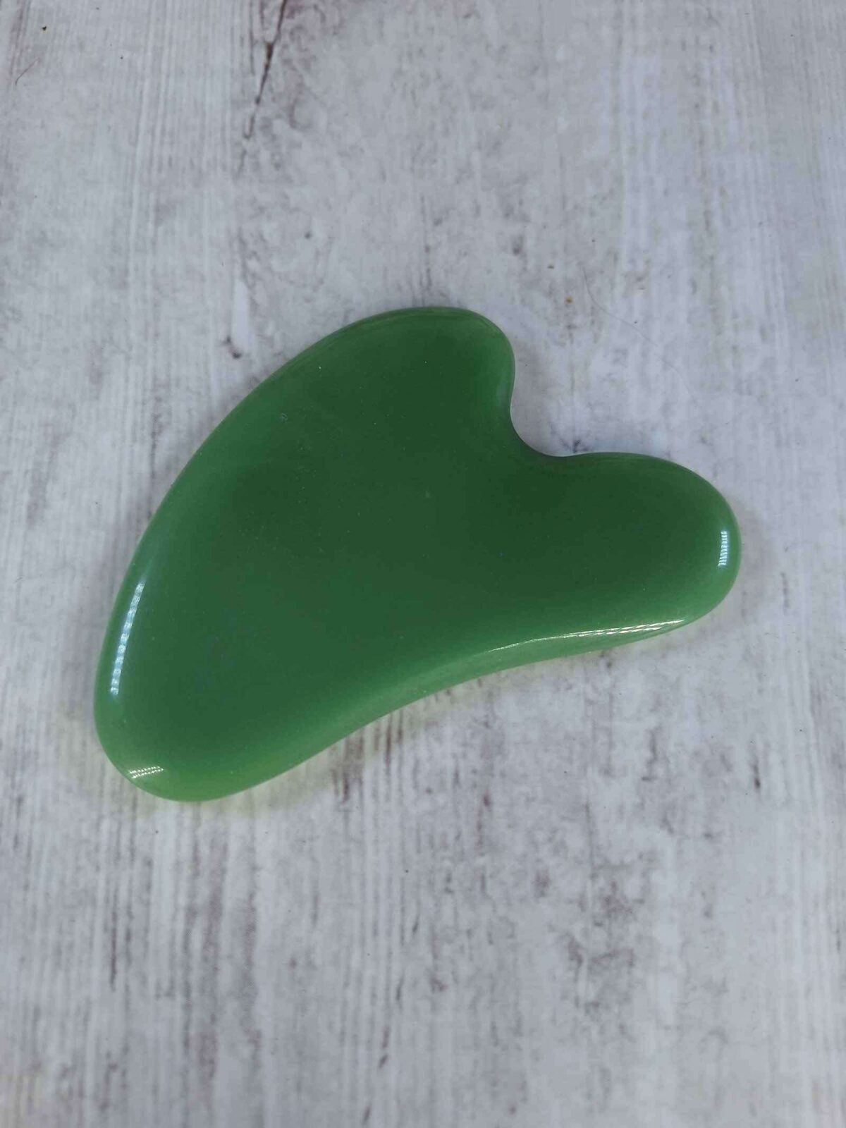 Authentic green aventurine Gua Sha scraping tool