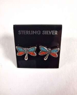 Delicate 0.25 inch sterling silver dragonfly earrings, petite nature-inspired jewelry, handcrafted design by Grounded Lifestyles”