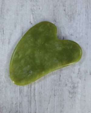 Authentic jade gua sha tool for facial massage