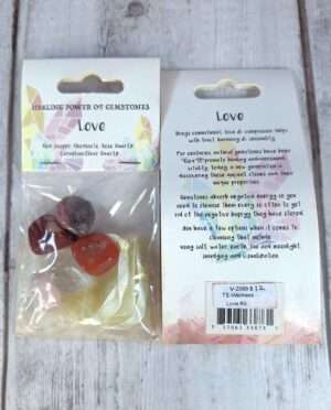 Love healing stone set with rose quartz rhodonite red jasper carnelian and clear quartz