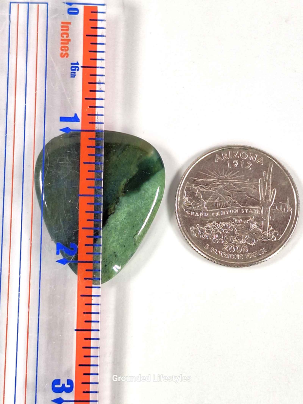 Moss Agate Guitar Pick - Image 2