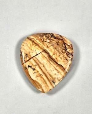 Picture Jasper guitar pick highlighting scenic landscape patterns