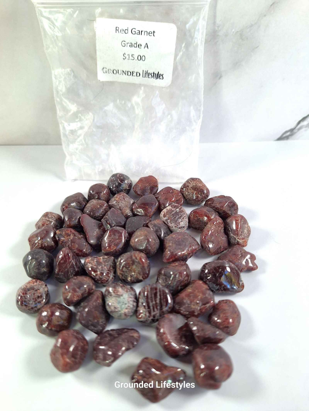 Red Garnet Tumbled Stone Pack - Image 2