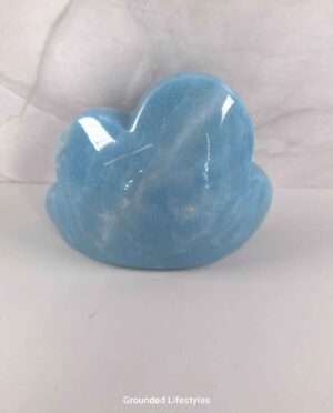 Trolleite Cloud sculpture from Brazil – rare aluminum phosphate mineral in cloud shape