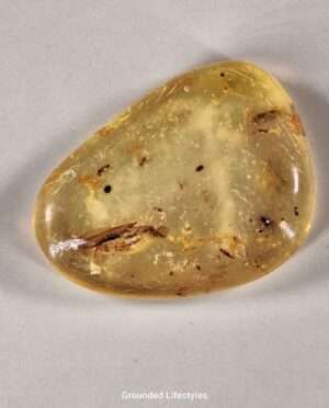 Natural Madagascar copal resin specimen measuring 2.25 inches, sourced near Nosy Varika