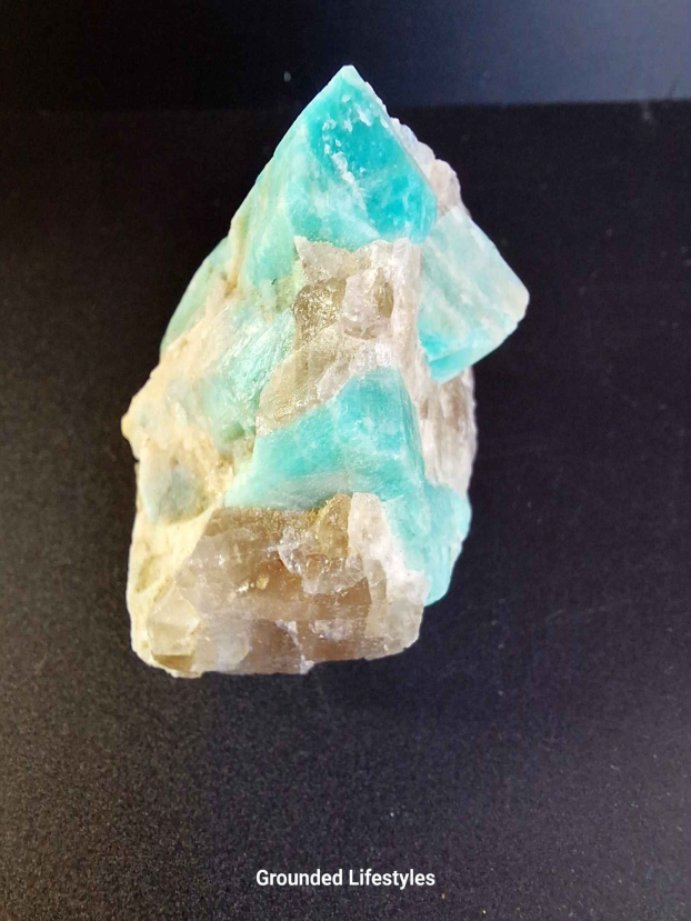 Amazonite and Smoky Quartz Crystal Cluster Colorado Specimen - Image 2