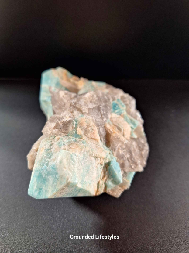 Amazonite with Smoky Quartz Colorado Rare Crystal Specimen - Image 3