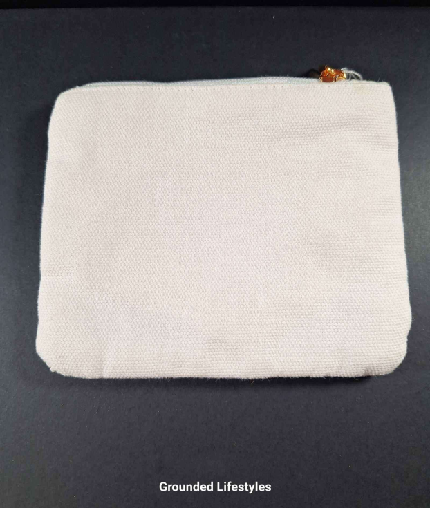 Elephant Beaded Cloth Zip Pouch Handcrafted Accessory - Image 2