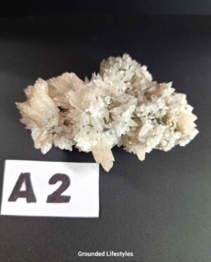 Dog Tooth Stellar Beam Calcite Mexico amber scalenohedral crystal