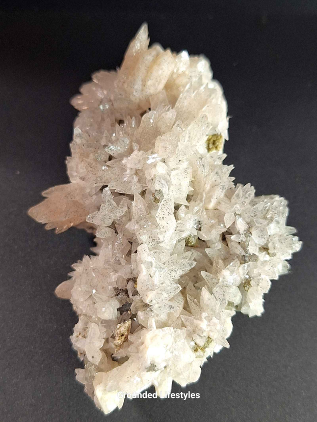 Dog Tooth Stellar Beam Calcite Natural Amber Scalenohedral Crystal from Mexico - Image 2