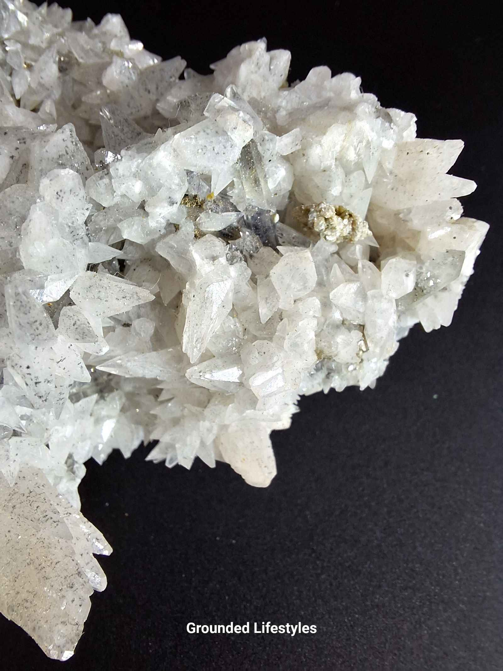 Dog Tooth Stellar Beam Calcite Natural Amber Scalenohedral Crystal from Mexico - Image 3