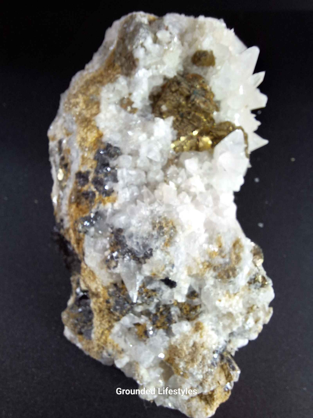 Dog Tooth Stellar Beam Calcite A3 Natural Amber Scalenohedral Crystal - Image 4