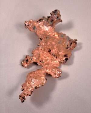 Native copper specimen Michigan unique metallic mineral for collectors and décor