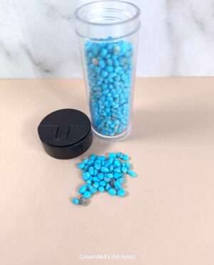 Bluebird Turquoise nuggets natural gemstones from Sonora Mexico for jewelry, epoxy, and crafts