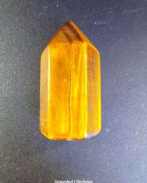 Authentic Tiger Eye mini tower crystal point