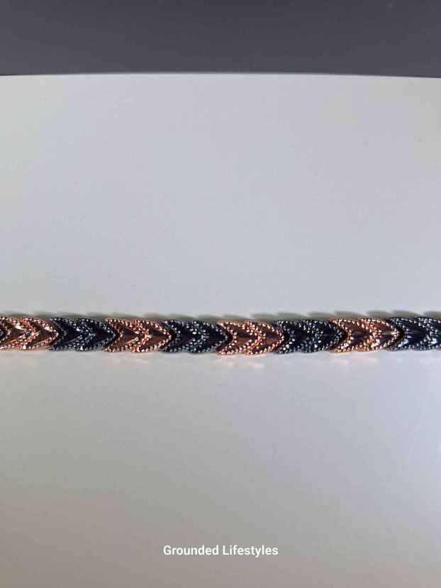 Copper Hematite Magnetic Bracelet