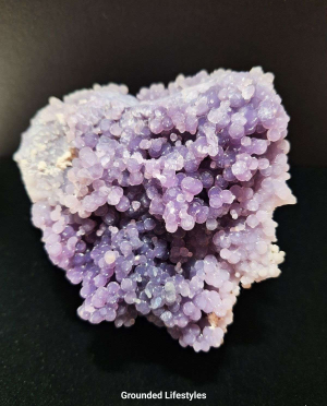 Purple chalcedony grape agate specimen Indonesia