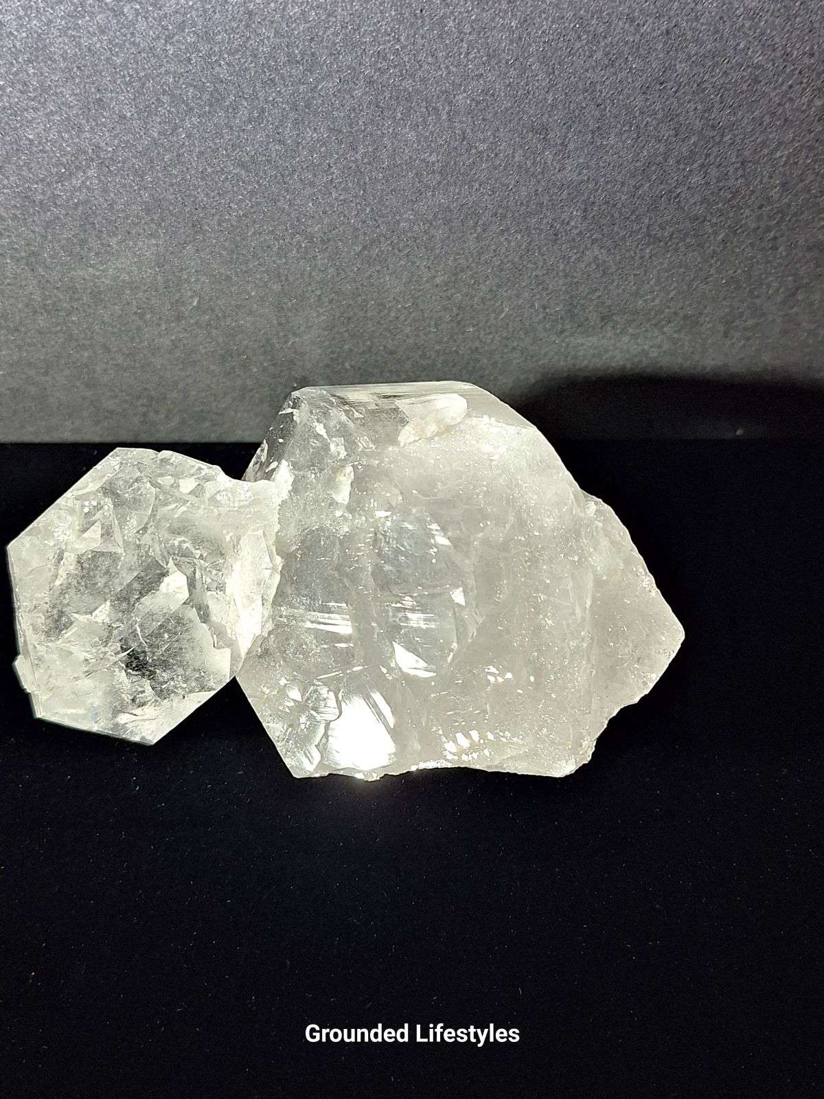 3.5 inch Arkansas quartz cluster with transparent crystal points