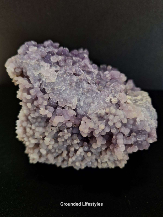 Purple chalcedony grape agate specimen Indonesia