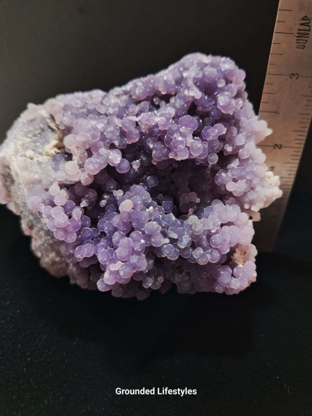 Purple chalcedony grape agate specimen Indonesia