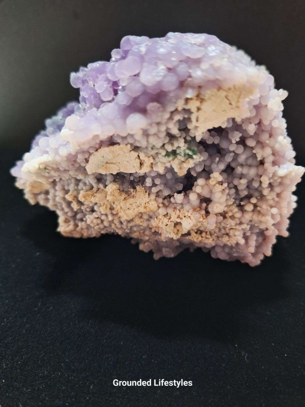 Purple chalcedony grape agate specimen Indonesia