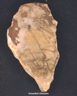 one point seven five inch mohawkite specimen from michigan showing metallic copper and silver luster