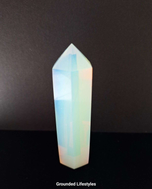 polished opalite tower 3.5 inch translucent stone