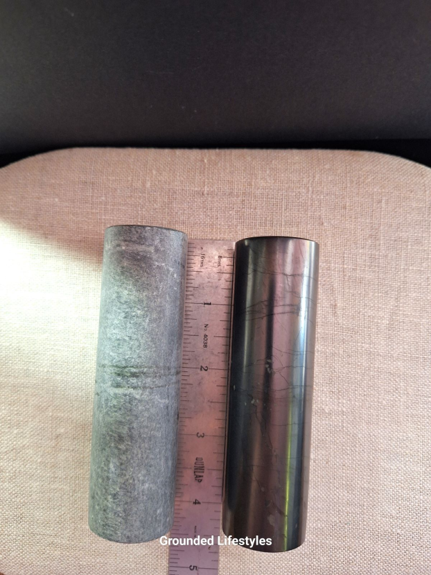 Shungite and soapstone harmonizer set 4 inch rods from Russia.