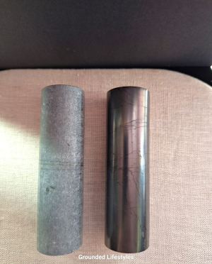 Shungite and soapstone harmonizer set 4 inch rods from Russia.