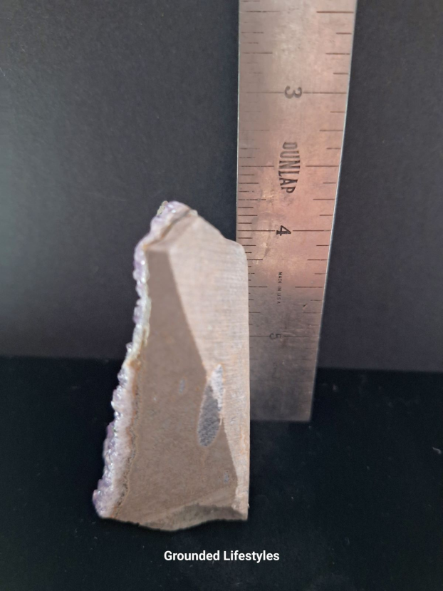 Brazilian amethyst cut base 2.50 inch polished and natural crystal cluster