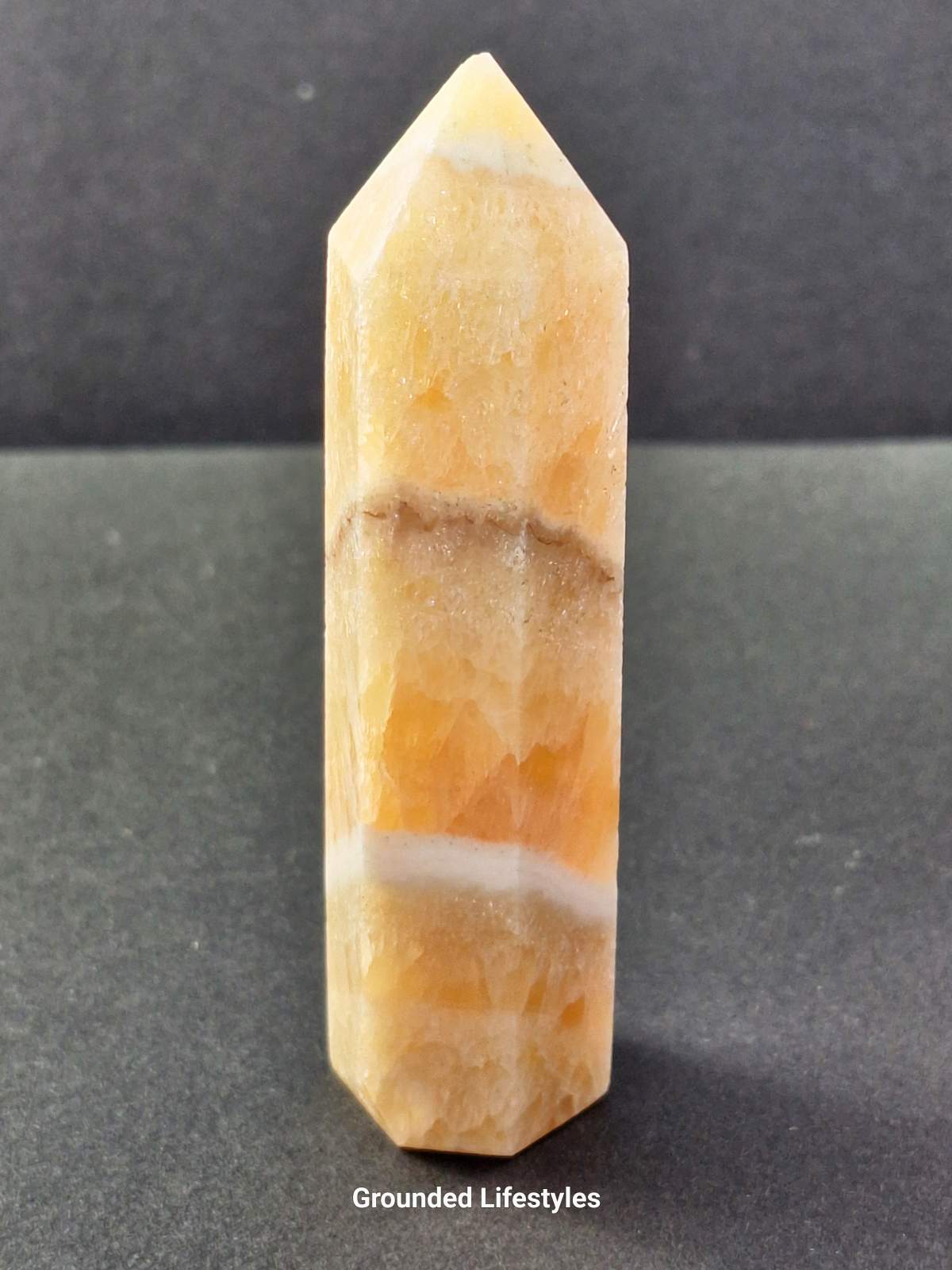 Banded Calcite Point Mexico