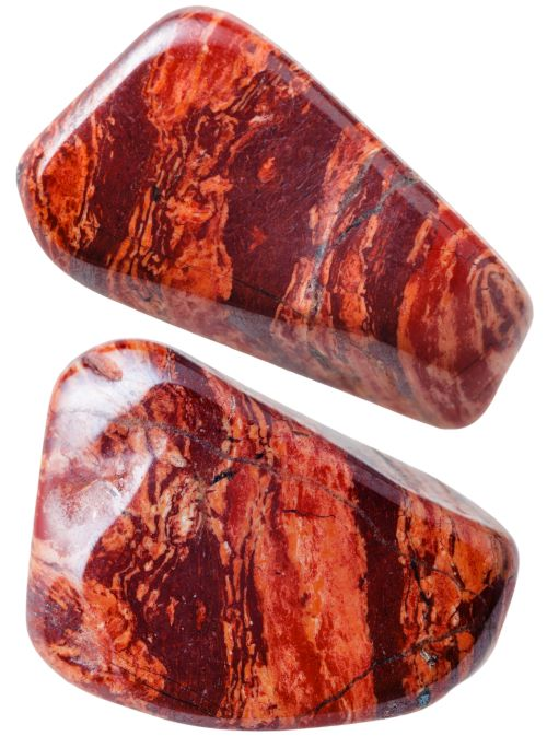 brecciated jasper tumbled stone