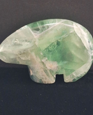 polished green fluorite buffalo 2.5 inch symbolizing strength and renewal