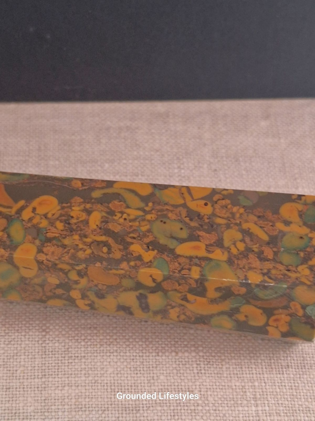 polished fruit jasper point 6.25 inch from Madagascar