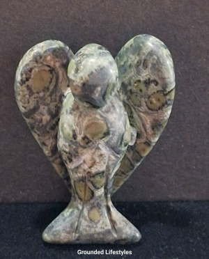 polished kambaba jasper angel 1.5 inch collectible mineral figurine