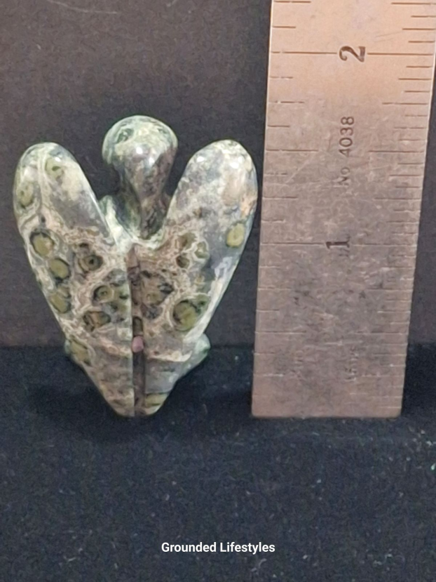 polished kambaba jasper angel 1.5 inch collectible mineral figurine