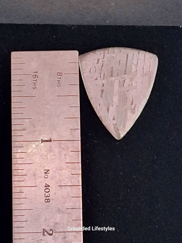 natural iron meteorite guitar pick 1 inch Swedish octahedrite