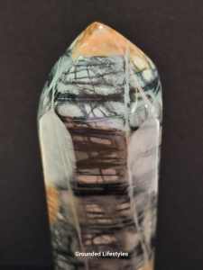Picasso Jasper point up close