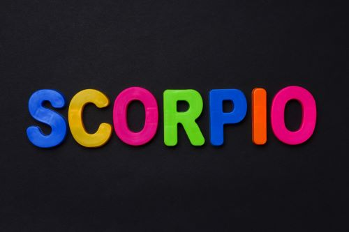 scorpio lettering