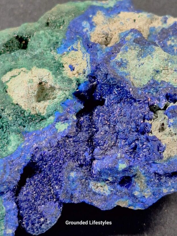 Chrysocolla with Azurite – Bisbee, Arizona
