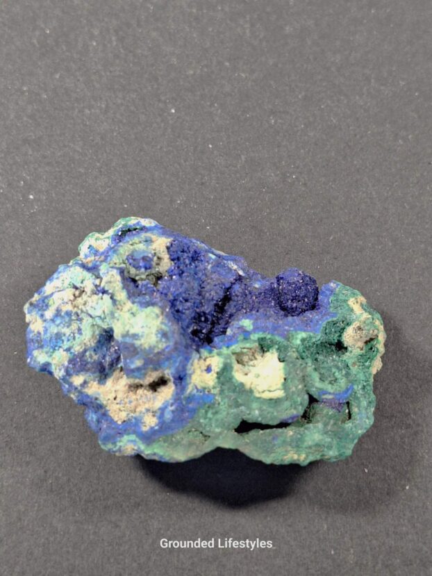 Chrysocolla with Azurite – Bisbee, Arizona