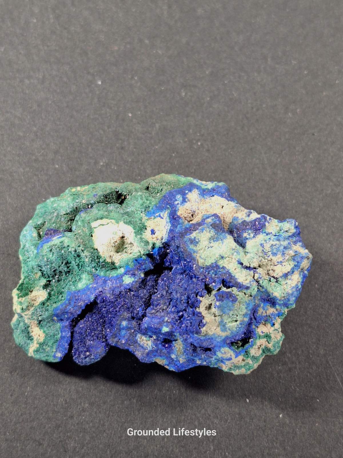Chrysocolla with Azurite – Bisbee, Arizona