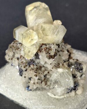 Calcite, Dolomite, Chalcopyrite and Galena
