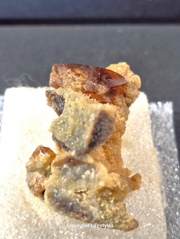 Golden Barite with Yellow Calcite – Elk Creek, South Dakota