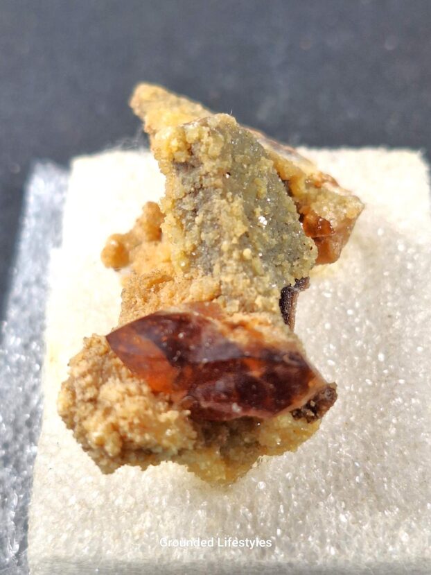 Golden Barite with Yellow Calcite – Elk Creek, South Dakota