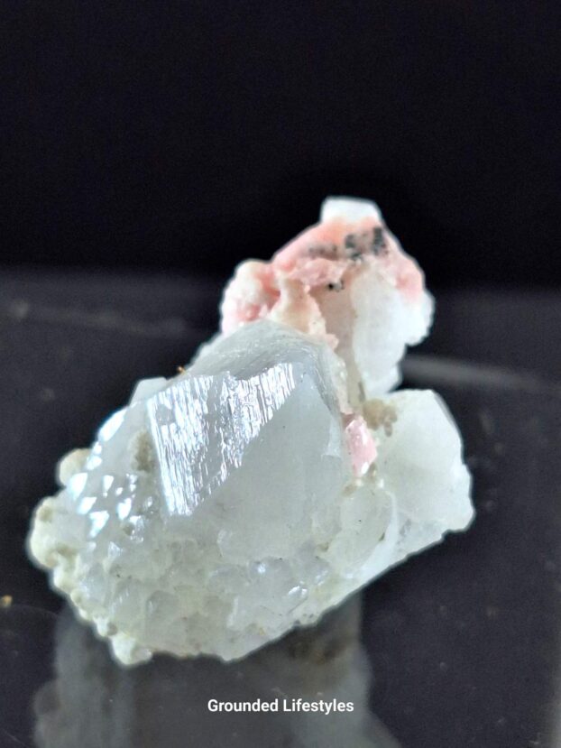 Rhodochrosite with Quartz – American Tunnel, Silverton, Colorado